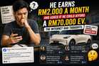 He Earns RM2,000 a Month and Asked if He Could Afford a RM70,000 EV. The Internet Had Thoughts.