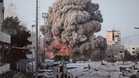 Gaza residents flee before Israeli strike hits mosque area