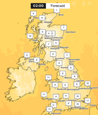 Mapped: UK set for coldest night of autumn so far as Arctic wind brings first frost