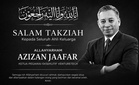 Ketua Pegawai Eksekutif VentureTECH Azizan Jaafar meninggal dunia