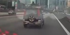 Polis Buru Pemandu Perodua Kembara Punca Kemalangan di Lebuhraya Persekutuan