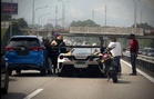 Polis Buru Pemandu Aruz Disyaki Serang Pemandu Ferrari Di PLUS
