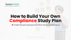 How to Build Your Own Compliance Study Plan: A Self-Paced Curriculum for First-Time Entrepreneurs