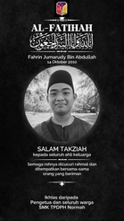 Pelajar Tingkatan 4 Maut Terkena Renjatan Elektrik Ketika Ambil Wuduk Di Sekolah
