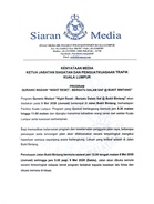 Program Quranic Madani: Jalan Bukit Bintang Ditutup Hingga 5 Pagi