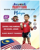 Berusia 12 Tahun, Zahirul Haq Rangkul Emas Muay Thai Remaja Dunia