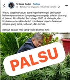 Tular Foto Penjawat Awam Digalakkan Tanam Pokok Ganj*, Mat Sabu Beri Respon