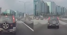 Polis Buru Pemandu Perodua Kembara Langgar Tiga Kenderaan Di Lebuhraya Persekutuan