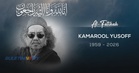 Bintang Rock Oo, Cik Man @ Kamarool Yusuf Meninggal Dunia Sebentar Tadi