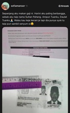 “Excited Sangat Sampai Terlupa Privasi” – Individu Dikecam Kongsi Data Peribadi Sultan Pahang