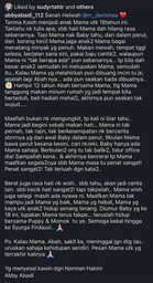“Ibu Je Ke Kena Jaga Hati Anak? Anak? Bapaknya? Memandai-Mandai Netizen Ni..” – Warga Maya Tegur Abby Abadi Isu Ucapan Hari Lahir Anak Berbaur ‘Toksik’