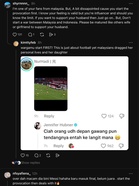 “Over Macam Bini Messi ” – Jennifer Coppen Cetus Perdebatan, Didakwa ‘Provoke’ Pemain Malaysia Selepas Indonesia Menang 9-2 Menentang Bangladesh