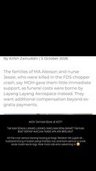 “MOH Takkan Diam Je Kot” – Sebulan Berlalu, Isteri Mangsa Tragedi Helikopter ‘Flying Doctor’ Minta KKM Jangan Membisu Isu Pampasan