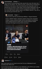 Netizen Persoal Nak Saman Pemfitnah Waktu Majlis BASS, Ruhainies Pertahan Tindakan – “Tak Adil Untuk Saya Kena Tunggu”