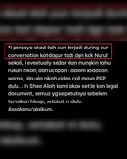Wanita Dakwa Dah Jadi Isteri Khairul Aming, Dedah Akad Nikah Berlaku Di Dapur – “Ala-Ala Nikah Masa PKP”