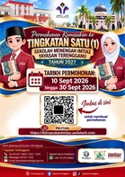 Permohonan Ke Tingkatan 1 Sekolah Menengah lmtiaz Yayasan Terengganu 2027