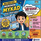 MyKad 12 Tahun – Permohonan Kad Pengenalan Online