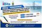 iBITA : Permohonan Bantuan IPT Pulau Pinang 2026