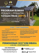RPPYP: Permohonan Program Rumah Perakku Prihatin Yayasan Perak