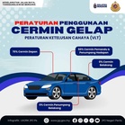 Cermin Kereta Terlalu Gelap? Semak Syarat Tinted JPJ 2026 Sebelum Kena Saman