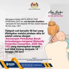 Cuti Bersalin Swasta: Jumlah Cuti, Kelayakan & Hak Pekerja