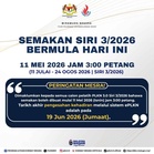 PLKN 3.0 SIRI 2/2026- Semakan PLKN (Program Latihan Khidmat Negara)