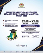 Semakan Keputusan Program Penajaan JPA 2026 Lepasan SPM