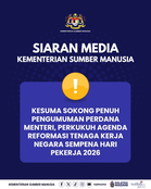 Inisiatif PERKESO 2026 Sempena Hari Pekerja
