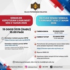 Keputusan MUET 2026: Semakan Online & SMS Mulai 19 Ogos