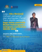 ‘Aku Berjanji’ – Lirik & Lagu Tema Hari Kebangsaan 2026