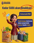 SARA Akan Dinaikkan: Kerajaan Umum Kadar Baharu Dalam Masa Terdekat