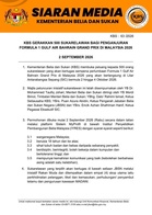 Sukarelawan F1 – Syarat, Skop & Rujuk Cara Mohon Di Sini