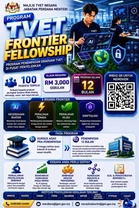 TVET Frontier Fellowship Tawar Elaun RM3000 Sebulan, Penempatan Di Institusi Penyelidikan Kerajaan