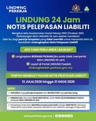 Notis Pelepasan Liabiliti PERKESO LINDUNG: Cara, Syarat & Tarikh Penting