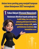 Belanjawan 2027: Apakah Fokus Utama dan Tumpuan Kepada Rakyat?
