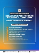 Biasiswa Alumni UiTM: Peluang Mahasiswa Cemerlang Dapatkan Tajaan & Bimbingan Alumni