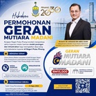 Geran Mutiara Madani – Bantuan Sehingga RM15,000 Koperasi Pulau Pinang