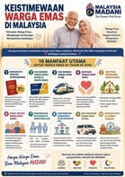Manfaat Warga Emas – Umur 60 Tahun ke Atas, Layak Dapat 11 Bantuan/Kemudahan ini!