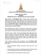 Hari Kelepasan Am Selangor Sempena Sambutan Jubli Perak 25 Tahun Pemerintahan Sultan Selangor