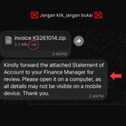 Awas! Taktik Baharu Scam WhatsApp Hantar Fail ZIP & RAR Guna Akaun Kenalan Anda