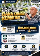 Program Dana Khairat Kematian Terengganu 2026 : Waris B40 & M40 Layak Dapat RM500