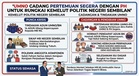 UMNO Cadang Pertemuan Segera Dengan PH Rungkai Kemelut Politik Negeri Sembilan