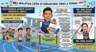 Muhammad Armin Zahryl Cipta Sensasi, Rangkul Emas 110m Lari Berpagar Di Singapura