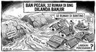 Ban Pecah, 32 Rumah Di Banting Dilanda Banjir
