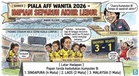 Piala AFF Wanita: Malayan Tigress Kempunan Ke Separuh Akhir, Tewas Kepada Singapura 3-1