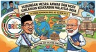 Hubungan Mesra Anwar dan Modi Surlahkan Keakraban Malaysia-India di Sidang Kemuncak BRICS