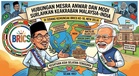 Hubungan Mesra Anwar dan Modi Surlahkan Keakraban Malaysia-India di Sidang Kemuncak BRICS