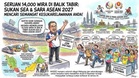 Sukan SEA 2027 Butuh 14,000 Sukarelawan, Permohonan Dibuka 5 Disember Ini