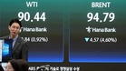 Oil prices fall as renewed hopes for peace talks feed a stock market rally