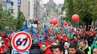 General strike in Belgium against government reforms draws tens of thousands to the capital